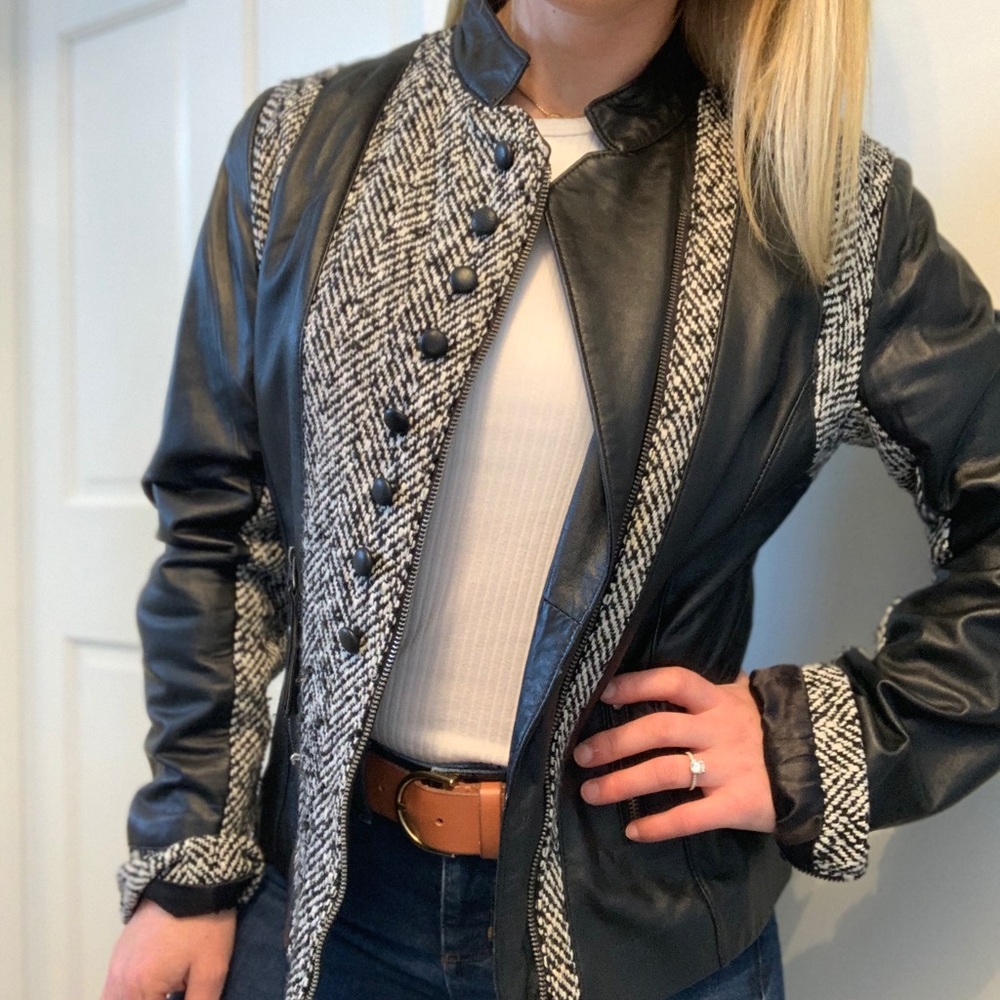 Faux Leather blazer / jacket